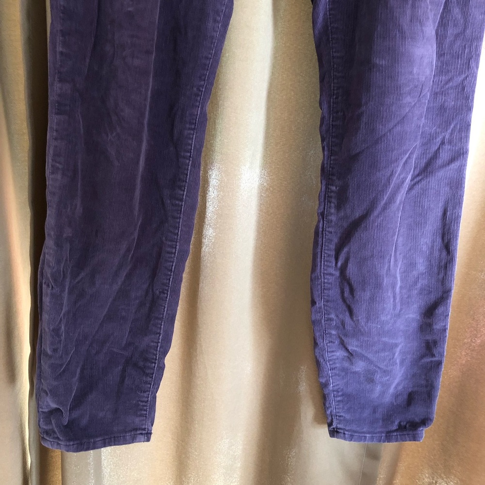 Lucky Brand Corduroy Skinny Purple Pants - Picture 2 of 9